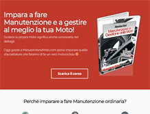 Tablet Screenshot of manutenzionemoto.com
